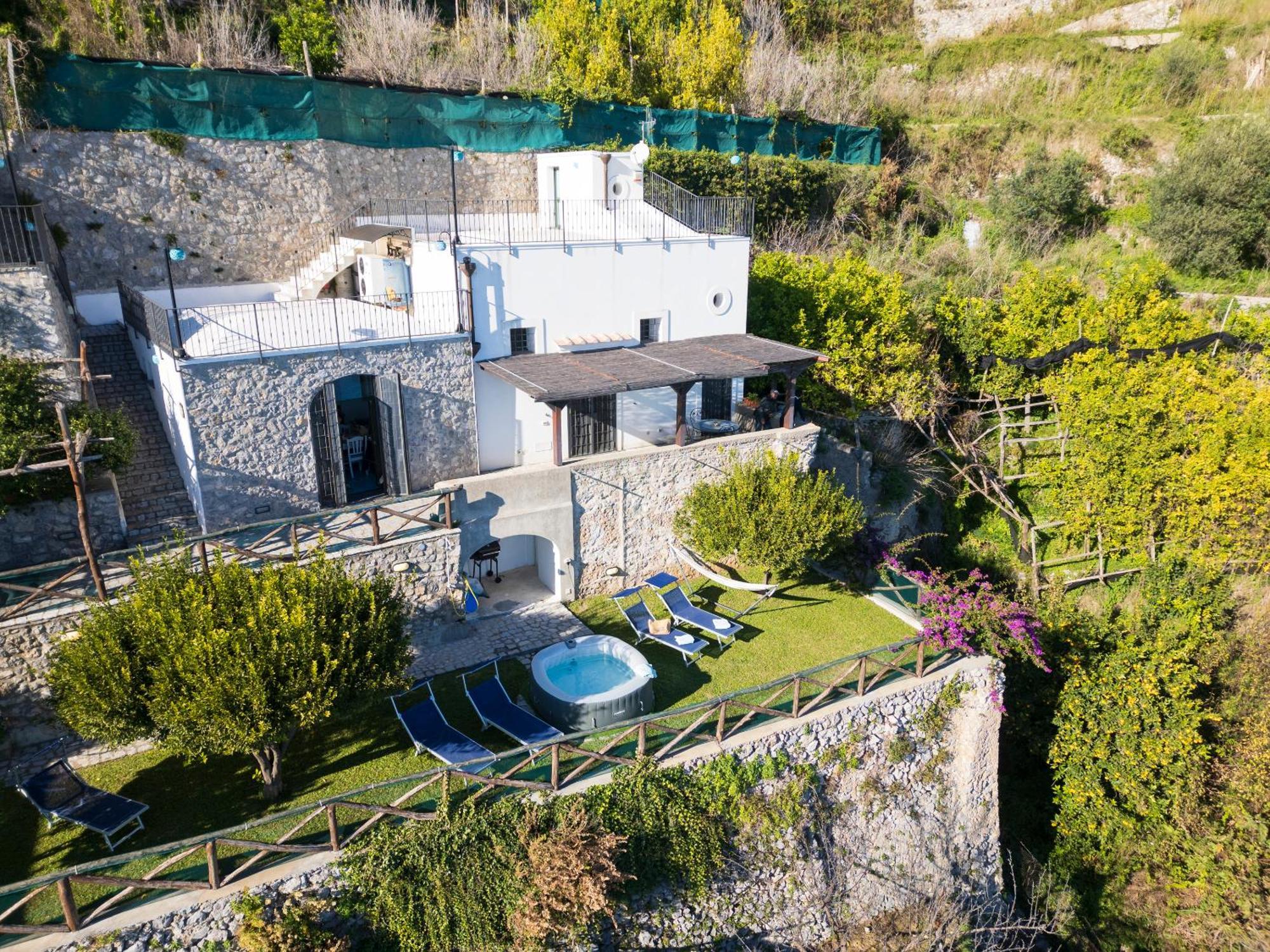 La Cascina - Villa Nenno Conca dei Marini Eksteriør bilde