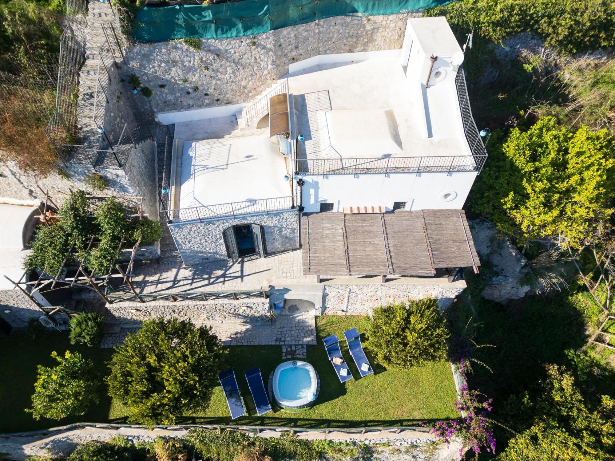 La Cascina - Villa Nenno Conca dei Marini Eksteriør bilde